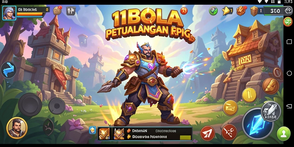 Screenshot gameplay 11BOLA yang memperlihatkan aksi seru di dunia RPG.