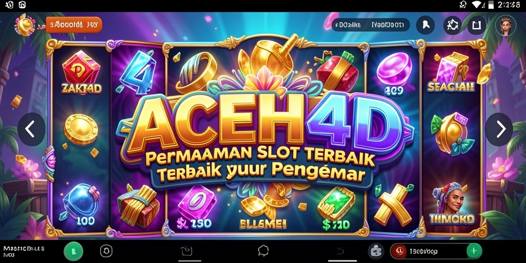 Tampilan gameplay menarik dan sederhana dari ACEH4D.