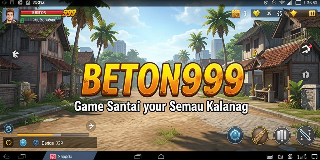 Tangkapan layar gameplay menyenangkan BETON999.