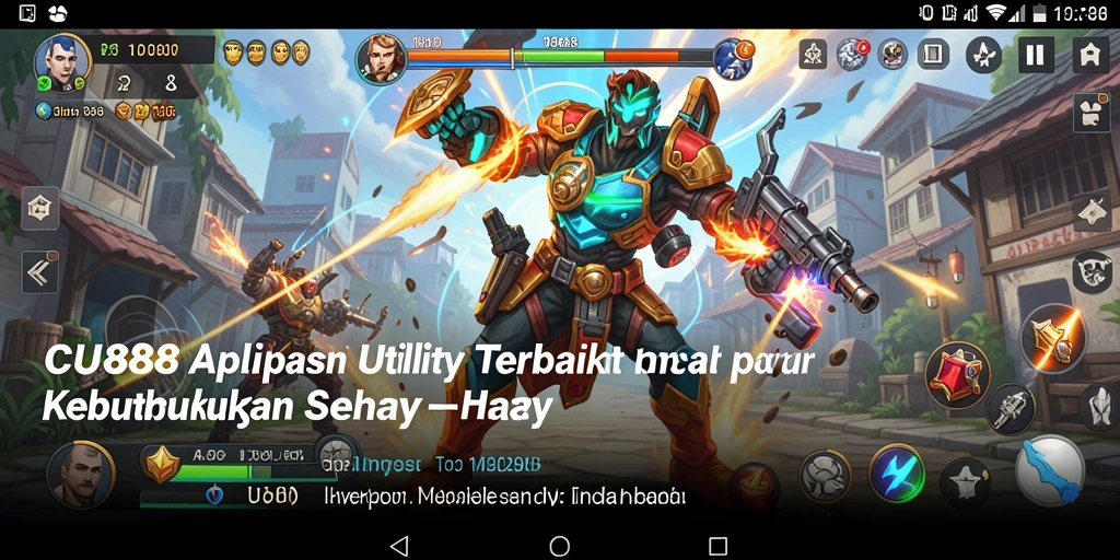 Tangkapan layar CU888 menunjukkan fungsi utility yang lengkap.
