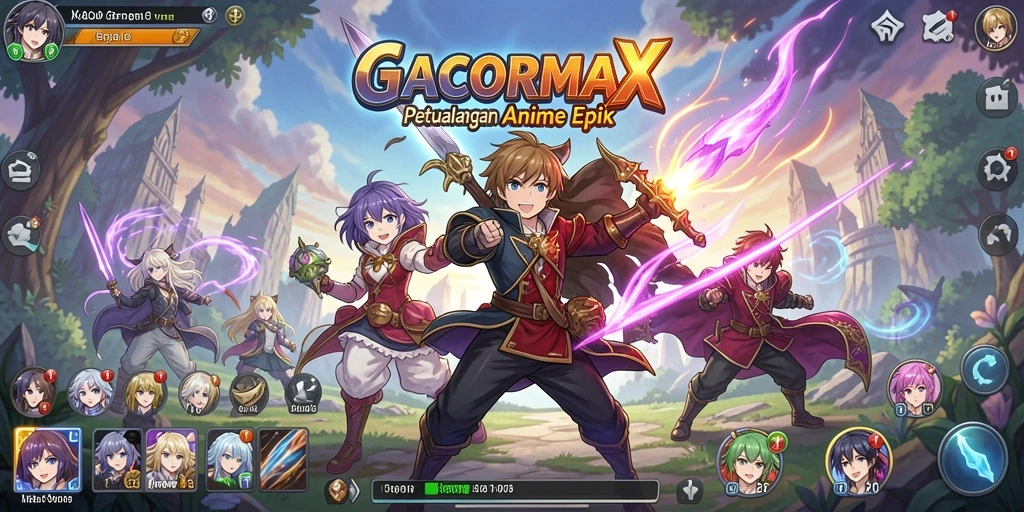 Tampilan screenshot GACORMAX dengan pengalaman gameplay Anime yang seru.