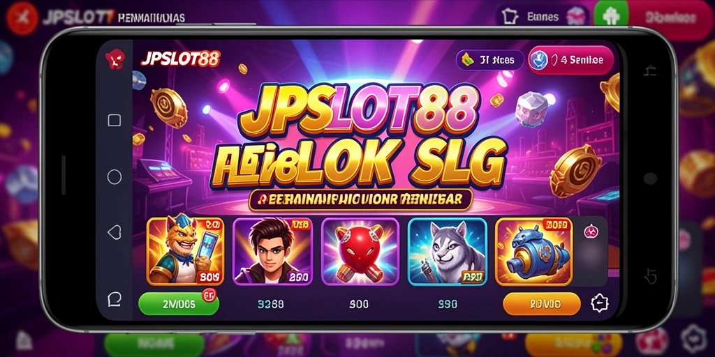 Screenshot utama JPSLOT88 menampilkan gameplay slot yang seru.