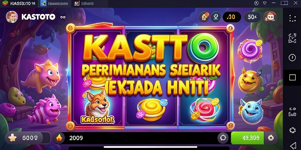Gameplay KASTOTO yang mengasyikkan dengan berbagai tema slot.