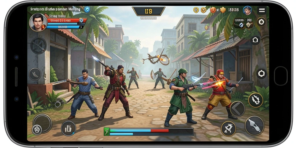 Tangkapan layar LI789 menampilkan gameplay Strategy yang mendebarkan.