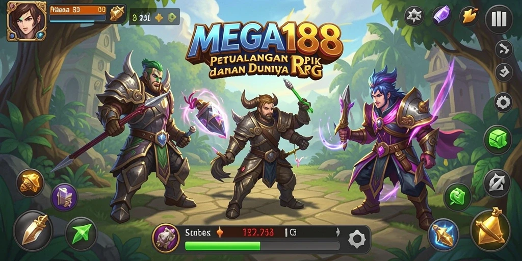 Tangkapan layar gameplay MEGA188 yang mendebarkan.