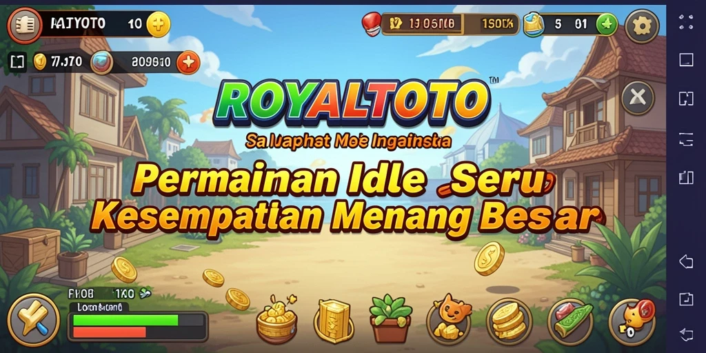 Screenshot gameplay ROYALTOTO menampilkan aksi seru dan santai.