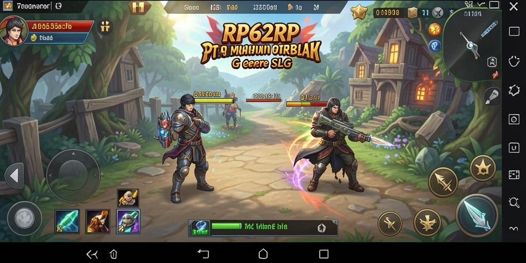 Screenshot gameplay RP62RP dengan pertempuran strategis yang mendebarkan.