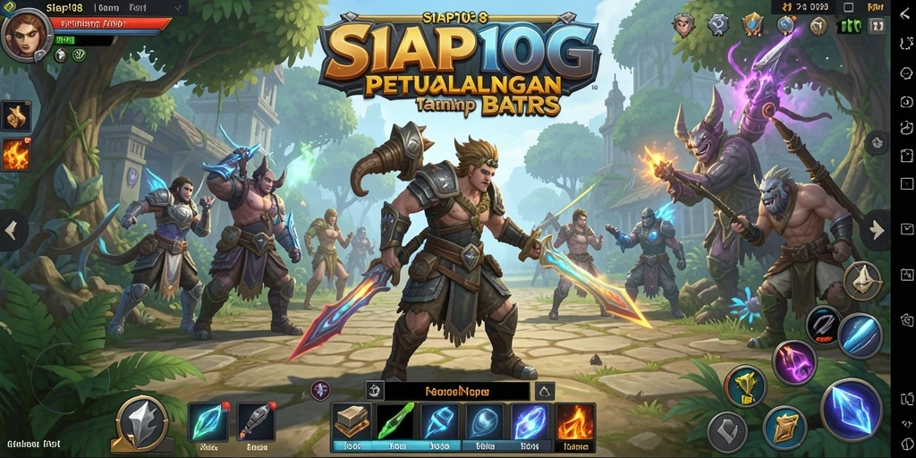 Tampilan aksi seru dalam game ARPG SIAP108.