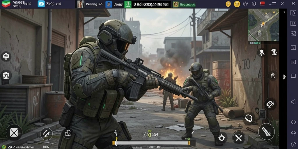Tampilan gameplay ZK6 yang seru dan dinamis.
